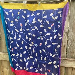 Ginnie Johansen cotton leaf scarf